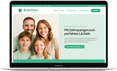 Webdesign Kieferorthopädie Konstanz