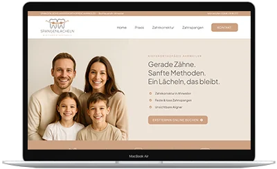 Webdesign Kieferorthopädie Ahrweiler