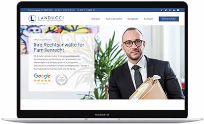 Webdesign Kanzlei Rechtsanwalt